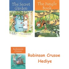 Bloomsbury The Secret Garden - Children’s Classic + Robinson Crusoe + The Jungle Book Hediye