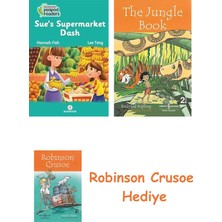 Bloomsbury Sue’s Supermarket Dash: Beginner Pre A1 + Robinson Crusoe + The Jungle Book Hediye