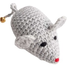 Normadia Örgü Fare Model Çıngıraklı Kedi ve Köpek Oyuncağı, Eğlence ve Keyif