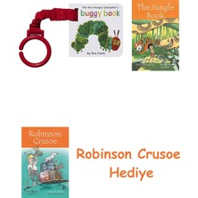 Bloomsbury The Very Hungry Caterpillar's Buggy Book + Robinson Crusoe + The Jungle Book Hediye