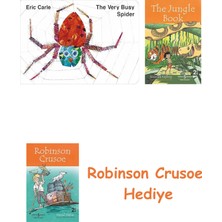 Bloomsbury The Very Busy Spider + Robinson Crusoe + The Jungle Book Hediye