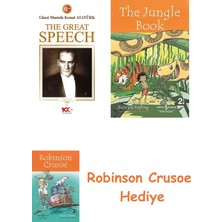 Bloomsbury The Great Speech (Ingilizce Nutuk) + Robinson Crusoe + The Jungle Book Hediye