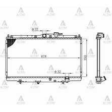 Maher Radyatör Su Accord 1998-2002 M-T Brazıng 19010 Paa A01