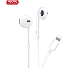 Xo EP3 Lightning Çıkışlı Kablolu Kulaklık Bluetooth Gerektirmez Tak Çalıştır Ekstra Bass ve Mikrofonlu