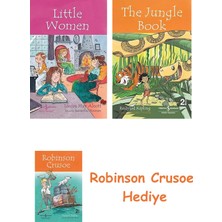 Bloomsbury Little Women - Children’s Classic + Robinson Crusoe + The Jungle Book Hediye