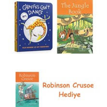 Bloomsbury Giraffes Can't Dance Board Book + Robinson Crusoe + The Jungle Book Hediye