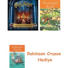 Bloomsbury Harry Potter: Christmas At Hogwarts: Magical Movie Moments + Robinson Crusoe + The Jungle Book Hediye