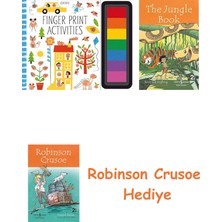 Bloomsbury Fingerprint Activities + Robinson Crusoe + The Jungle Book Hediye