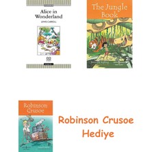 Bloomsbury Alıce In Wonderland: Stage 1 + Robinson Crusoe + The Jungle Book Hediye