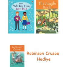 Bloomsbury Sticker Dolly Dressing Back To School: A Back To School Book For Children + Robinson Crusoe + The Jungle Book Hediye