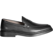 Solmaz Dimport 308 Siyah Hakiki Deri Erkek Ayakkabı