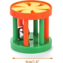 Normadia Renkli Kedi Oyuncağı Silindir, Eğlenceli ve Dayanıklı Çocuklar Için