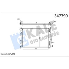 Radyatör Al/pl/brz 130 1.4ı-1.6ı-1.6gdı 2012 Elantra 2010KIA Cerato-Cerato Koup-Soul At 25310310100 25310310101
