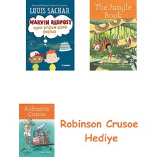Bloomsbury Marvin Redpost: Uçan Doğum Günü Pastası + Robinson Crusoe + The Jungle Book Hediye