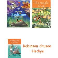 Bloomsbury My First Disney Classics Bedtime Storybook + Robinson Crusoe + The Jungle Book Hediye