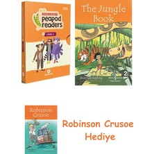 Bloomsbury Redhouse Peapod Readers Ingilizce Hikaye Seti 4 Kutulu Ürün + Robinson Crusoe + The Jungle Book Hediye