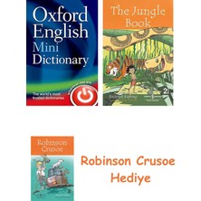 Bloomsbury Oxford English Mini Dictionary + Robinson Crusoe + The Jungle Book Hediye