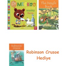 Bloomsbury Meekoo And The Muddy Farm + Robinson Crusoe + The Jungle Book Hediye