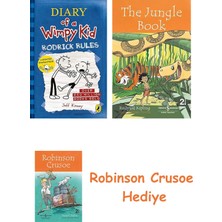 Bloomsbury Rodrick Rules: Diary Of A Wimpy Kid + Robinson Crusoe + The Jungle Book Hediye