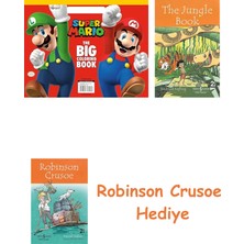 Bloomsbury Super Mario: The Big Coloring Book (Nintendo(R)) + Robinson Crusoe + The Jungle Book Hediye