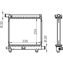 Oris RADYATOR BRAZİNG MT 290103481032 E 190 W201 1984 62551 2015003703