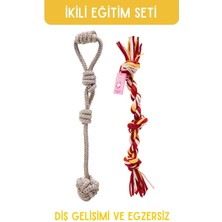Normadia Ikili Köpek Oyuncağı Seti, Halat ve Diş Ipi, Eğlence ve Dayanıklılık