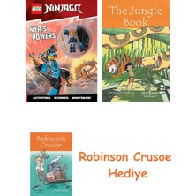 Bloomsbury Lego® Nınjago®: Nya's Powers (With Nya LEGO Minifigure And Mech) + Robinson Crusoe + The Jungle Book Hediye