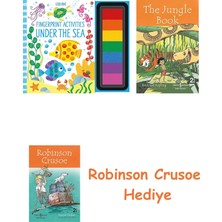 Bloomsbury Fingerprint Activities Under The Sea + Robinson Crusoe + The Jungle Book Hediye