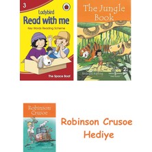 Bloomsbury Read With Me The Space Boat + Robinson Crusoe + The Jungle Book Hediye