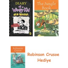 Bloomsbury Diary Of A Wimpy Kid: Old School (Book 10) + Robinson Crusoe + The Jungle Book Hediye