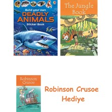 Bloomsbury Build Your Own Deadly Animals + Robinson Crusoe + The Jungle Book Hediye