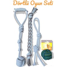 Normadia 7-24 Avm Yıkanabilir Köpek Oyuncağı Dörtlü Oyun Seti