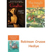 Bloomsbury Coraline + Robinson Crusoe + The Jungle Book Hediye