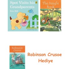Bloomsbury Spot Visits His Grandparents + Robinson Crusoe + The Jungle Book Hediye
