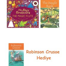 Bloomsbury The Story Orchestra: The Magic Flute: Press The Note To Hear Mozart's Music: Volume 6 + Robinson Crusoe + The Jungle Book Hediye