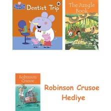 Bloomsbury Peppa Pig: Dentist Trip + Robinson Crusoe + The Jungle Book Hediye