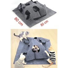 Normadia Renkli Kedi Tüneli ve Yatak, Eğlenceli ve Konforlu Oyun Alanı