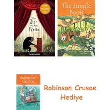 Bloomsbury The Bear And The Piano + Robinson Crusoe + The Jungle Book Hediye