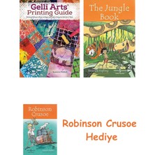 Bloomsbury Gelli Arts(R) Printing Guide: Printing Without A Press On Paper And Fabric Using The Gelli Arts(R) Plate + Robinson Crusoe + The Jungle Book Hediye