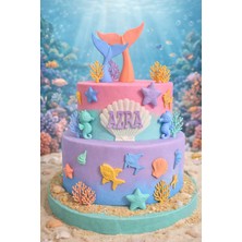 Sihir Organizasyon Deniz Kızı Konsept Maket Pasta