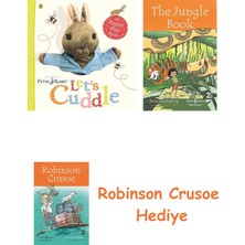 Bloomsbury Peter Rabbit Let's Cuddle + Robinson Crusoe + The Jungle Book Hediye