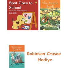 Bloomsbury Spot Goes To School + Robinson Crusoe + The Jungle Book Hediye