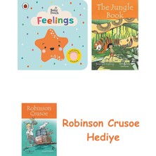 Bloomsbury Baby Touch: Feelings + Robinson Crusoe + The Jungle Book Hediye