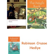 Bloomsbury Pamela; Or, Virtue Rewarded + Robinson Crusoe + The Jungle Book Hediye