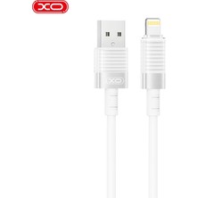 Xo NB282 6A Süper Hızlı Şarj USB-A to Lightning Soft Silikon Kablo iPhone 11 12 13 14 Pro Max 1 Metre