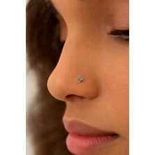 Sacce Scarves & Accessories İthal 925 Ayar Eskitme Dokulu Kelebekli Gümüş Hızma