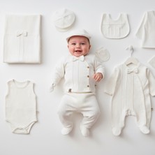 Erkek  Bebek 0-3 Ay Karizma Nervüllü 10 Lu Hastane Çıkış Seti