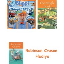 Bloomsbury Blippi: Things That Go! + Robinson Crusoe + The Jungle Book Hediye