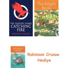 Bloomsbury Catching Fire: 2 + Robinson Crusoe + The Jungle Book Hediye