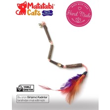 Normadia Tüylü, Sesli Doğal Kedi Çiğneme Çubuğu, Eğlenceli Kedi Oyuncağı